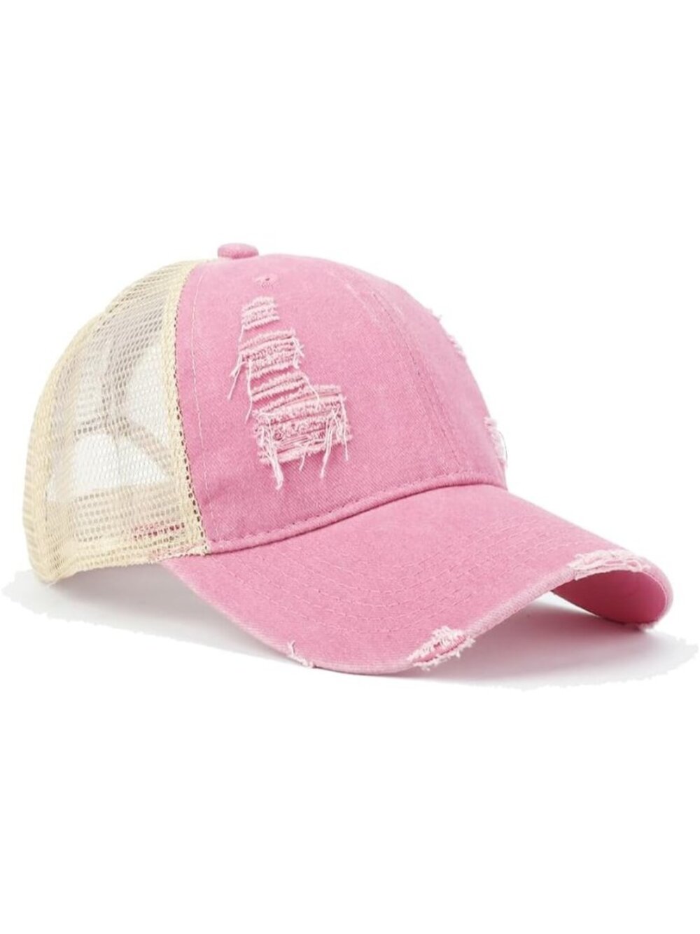 Unisex Halloween Distressed Pink 2 Rucker Hat Adjustable Sportswear Baseball Cap